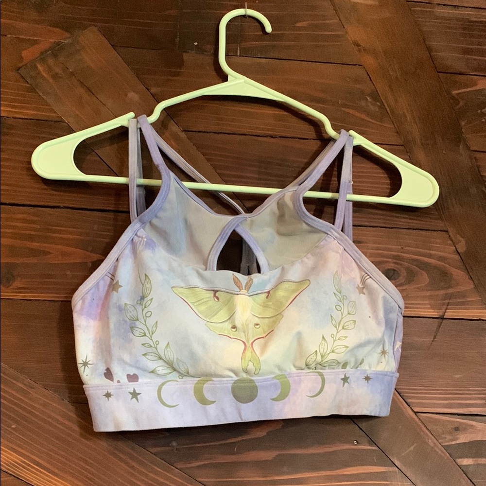 Mystical Moth, Silverwind adjustable yoga top! Barely worn, excellent condition
